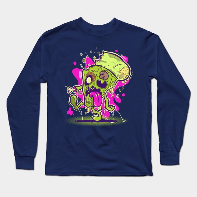 ZOMBIE PIZZA Long Sleeve T-Shirt by FernandoSala